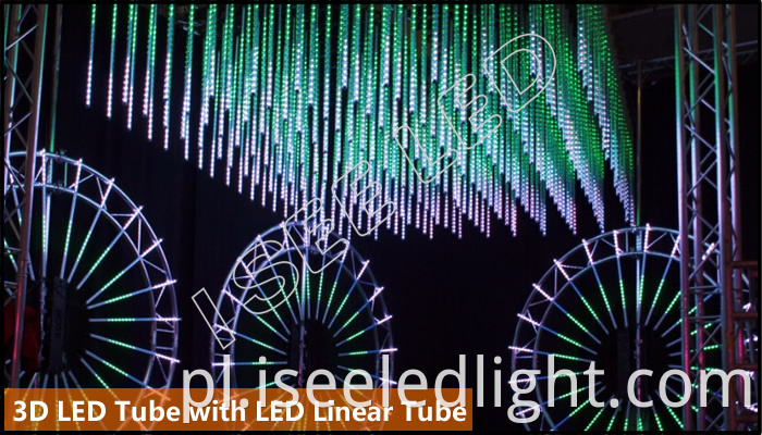 3D led tube with LED Linear Tube